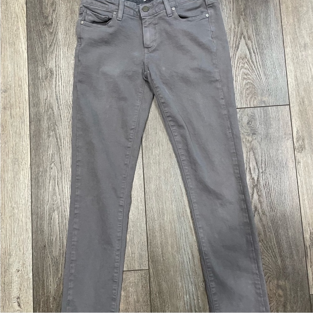 PAIGE women’s grey skyline skinny cotton jeans size 28